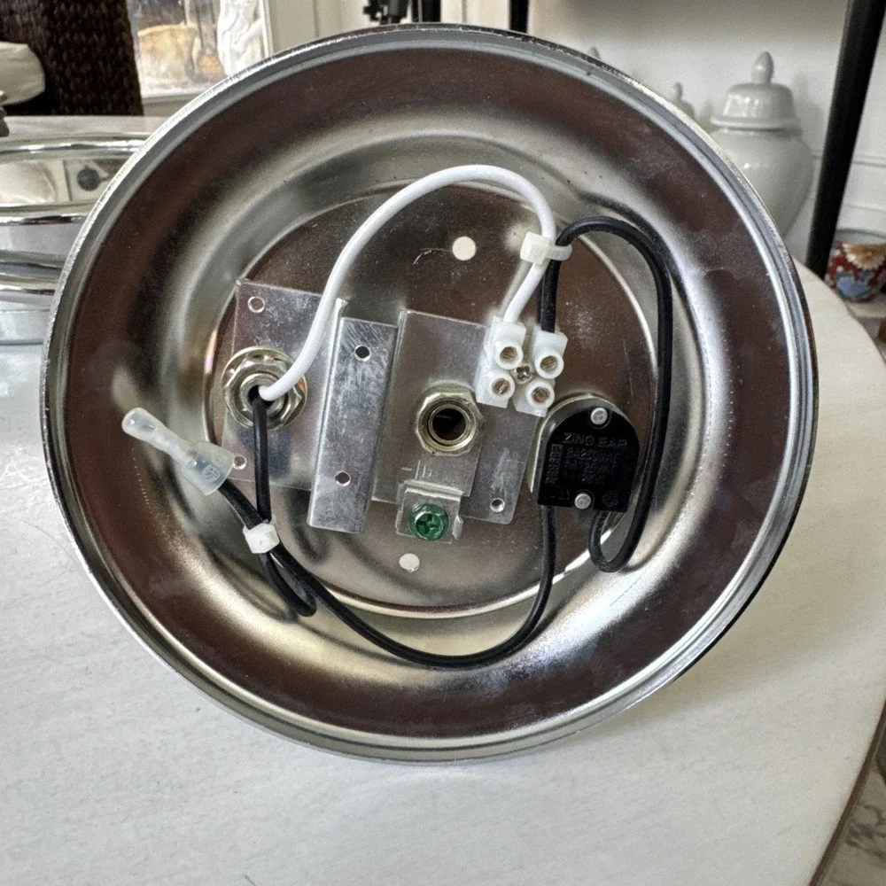 Kimball & Young (5X & Normal) Round Lighted Mirror Wall Mount Chrome (hardwired)